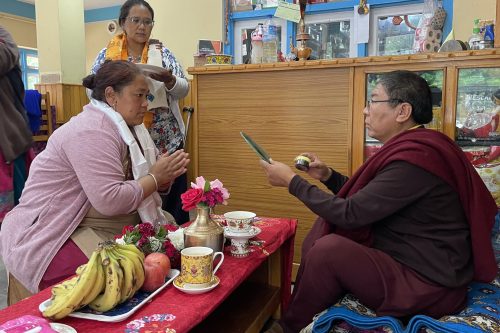 Tsoknyi Rinpoche in Manang