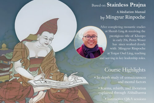 Abhidharma Meditation; Mingyur Rinpoche; Buddha Prakash Foundation